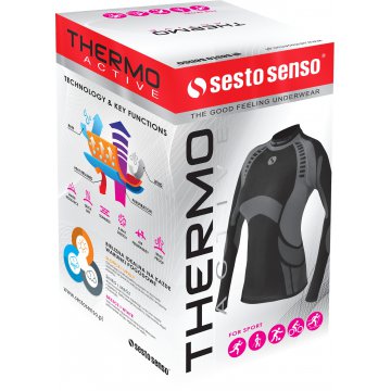 Koszulka damska Thermo Active długi rękaw grafitowa