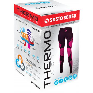 Spodnie damskie Thermo Active różowe