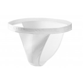 Slipy męskie TANGA SM04 szeroka guma na biodrach sportowe nowoczesne wygodne Białe