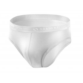 Slipy męskie SM05 klasyczne nieuciskająca guma bawełniane białe