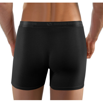 Bokserki męskie BM02 klasyczne bawełniane Czarne