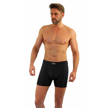 2-PAK Bokserki męskie BM04 bawełniane Biały Czarny