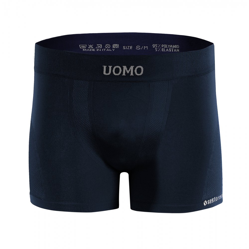 Dopasowane, bezszwowe bokserki męskie SOLAR Sesto Senso