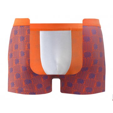 Bokserki męskie micromodal Funky kratka Czerwone Wzór 05