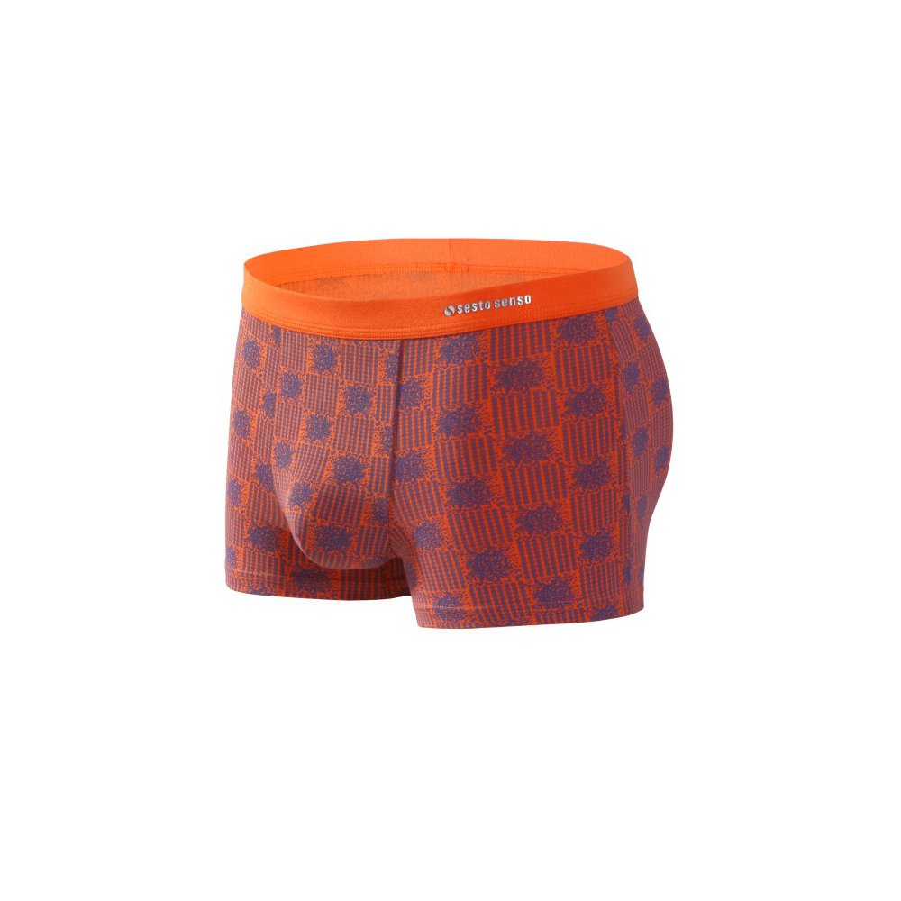Bokserki męskie micromodal Funky kratka Czerwone Wzór 05