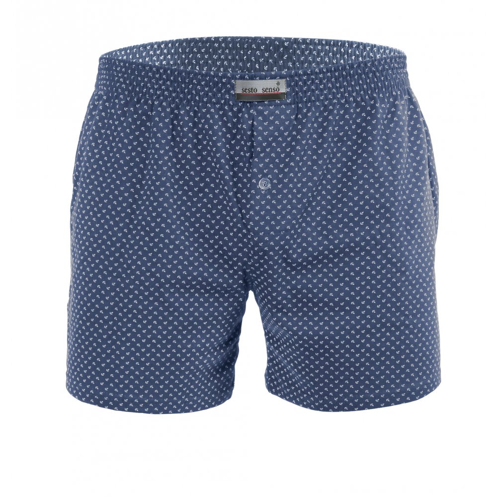 Klasyczne, luźne bokserki męskie PANTHER z rozporkiem na guziczek.