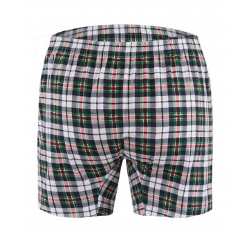 Klasyczne, luźne bokserki męskie PANTHER z rozporkiem na guziczek.