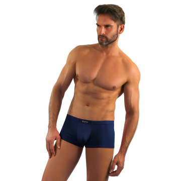 Mini Bokserki męskie BM06 krótkie nogawki micromodal Granatowe
