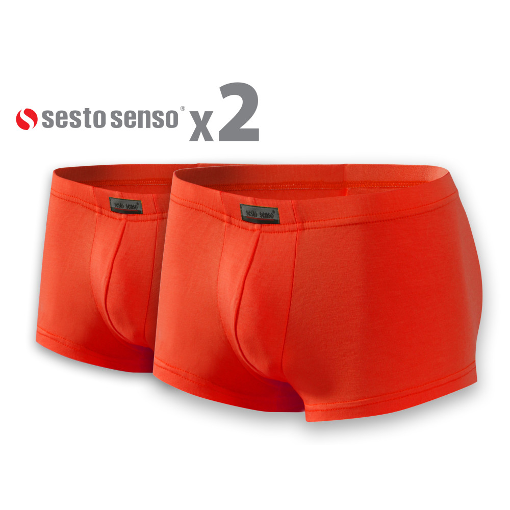 Mini Bokserki męskie BM06 micromodal 2PAK Czerwony