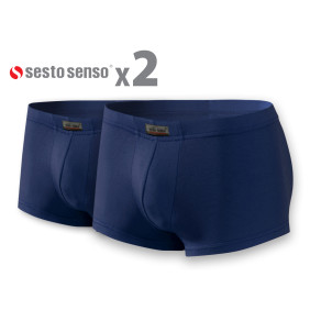 Mini Bokserki męskie BM06 micromodal 2PAK Granatowy