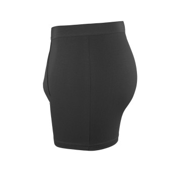 Bokserki męskie BM03 bawełniane dopasowane Grafitowy