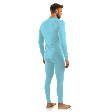 Kalesony męskie bawełniane wzór 114 Niebieski