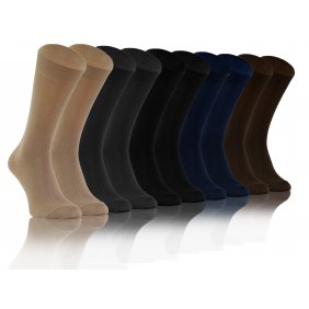 5-PAK Skarpety Garniturowe męskie bambus mix kolorów