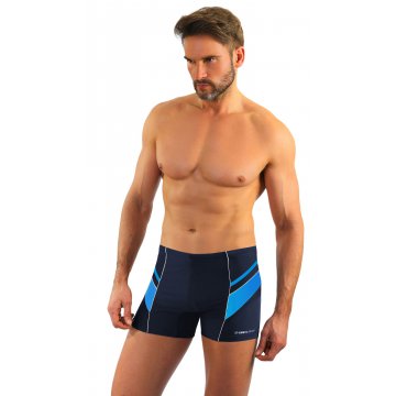 Bokserki kąpielowe męskie wzór BD357 Granatowy