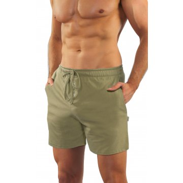 Piżama męska krótka MILITARY 7538 Khaki