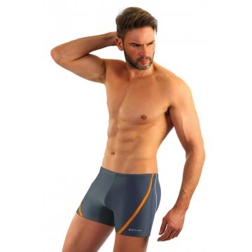 Bokserki kąpielowe męskie wzór BD366 Grafitowy