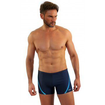 Bokserki kąpielowe męskie wzór BD366 Granatowy