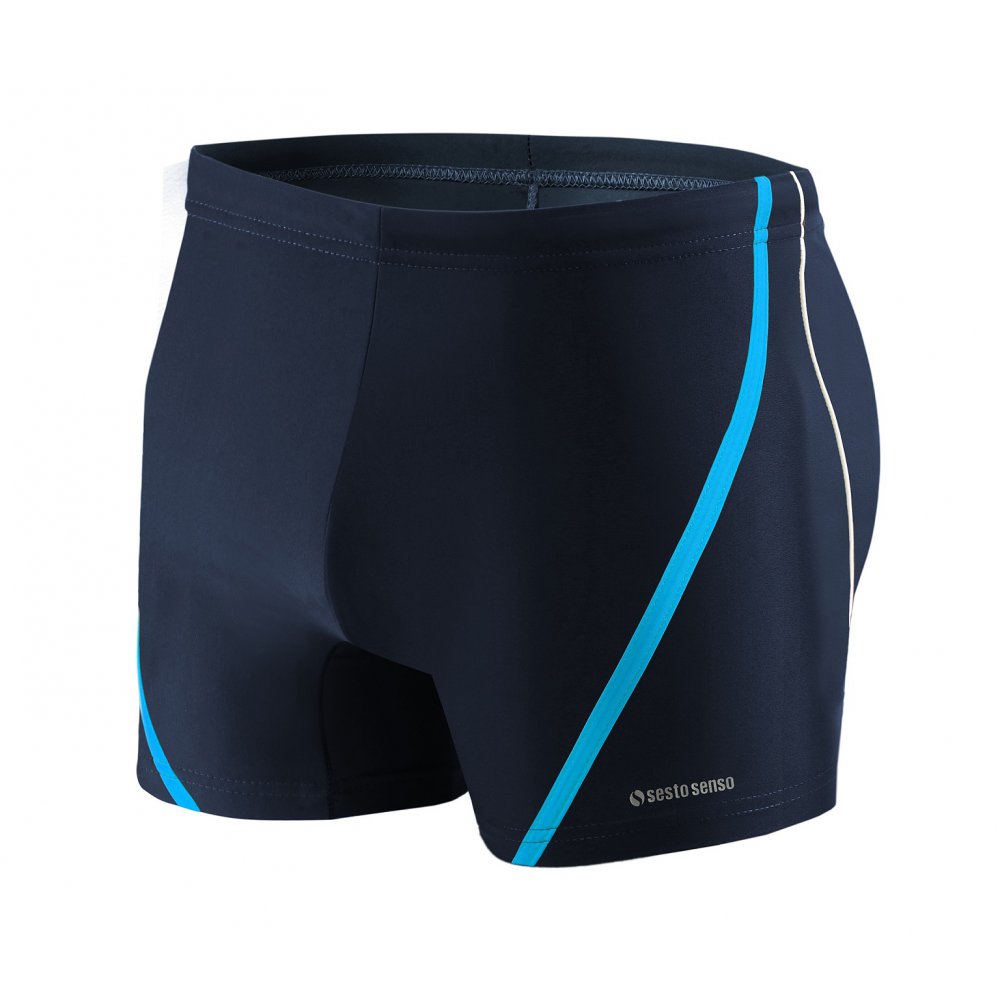 Bokserki kąpielowe męskie wzór BD366 Granatowy