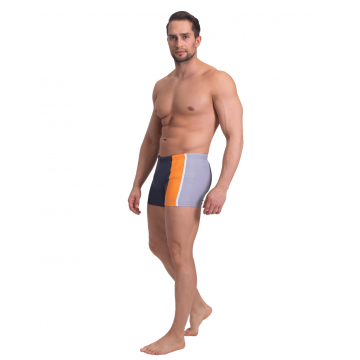 Bokserki kąpielowe męskie wzór BD 368 Grafitowy