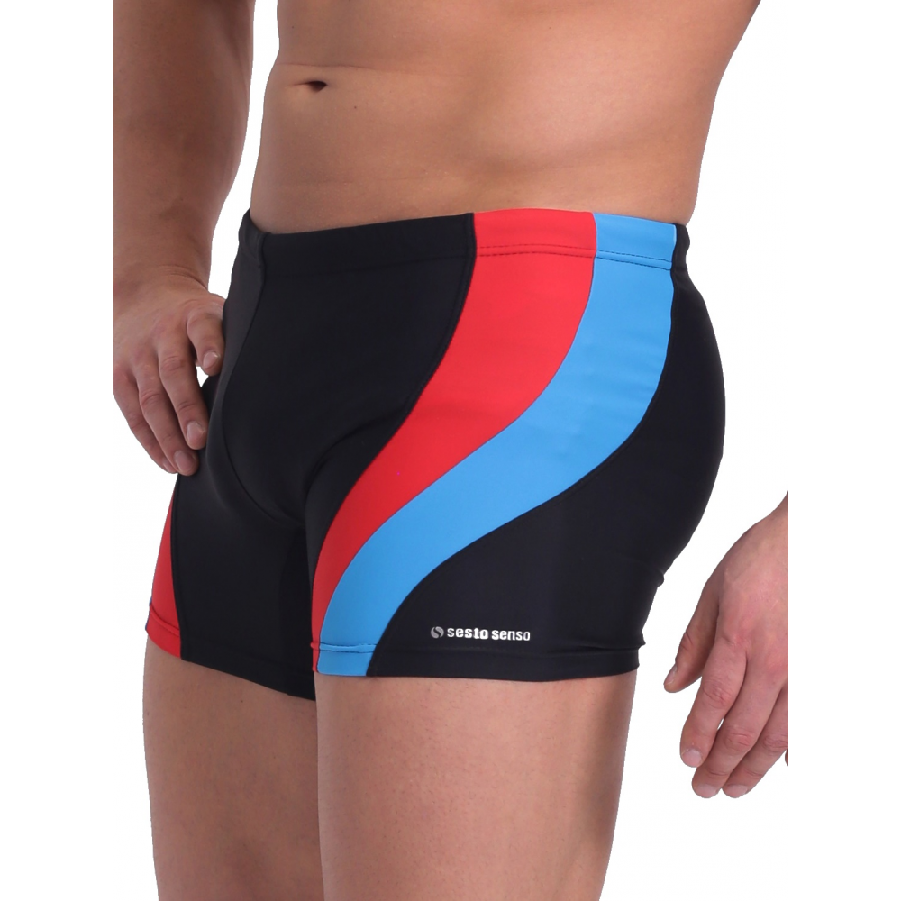 Bokserki kąpielowe męskie wzór BD 363 Czarny