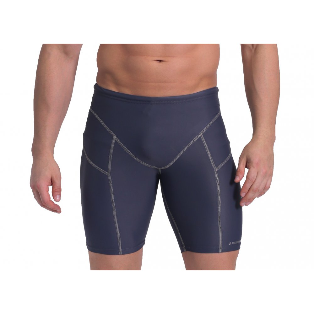 Bokserki kąpielowe długie męskie Shark grafit