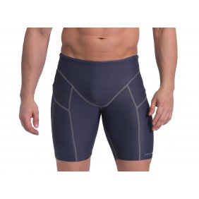 Bokserki kąpielowe długie męskie Shark grafit