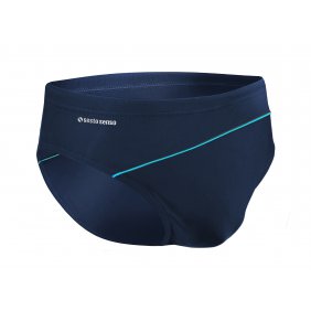 Slipy kąpielowe męskie wzór BD 413 Granatowy