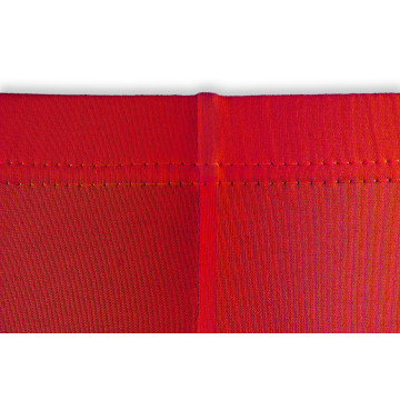 Legginsy damskie sportowe bawełniane kryjące długie czerwone