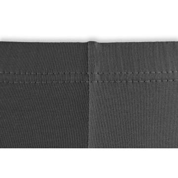 Legginsy damskie sportowe bawełniane kryjące krótkie grafit