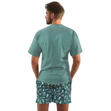 Piżama męska Krótka 2242/11 zielona