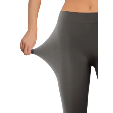 Legginsy damskie BEZSZWOWE (NOGAWKA 3/4) Grafitowe rozmiar uniwersalny