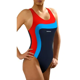 Strój kąpielowy damski wzór BW 728 Granatowy