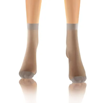 Skarpetki RELAX 20 DEN masujące spód stopy, relaksujące cienkie SZARY