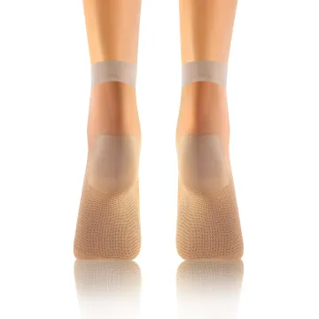 Skarpetki RELAX 20 DEN masujące spód stopy, relaksujące cienkie NATURALE