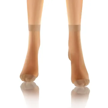 Skarpetki RELAX 20 DEN masujące spód stopy, relaksujące cienkie NATURALE