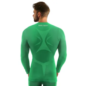 Koszulka męska Thermo Active CL40 długi rękaw zielona