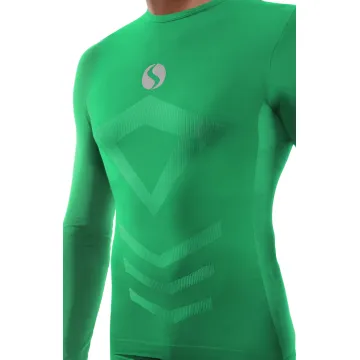 Koszulka męska Thermo Active CL40 długi rękaw zielona