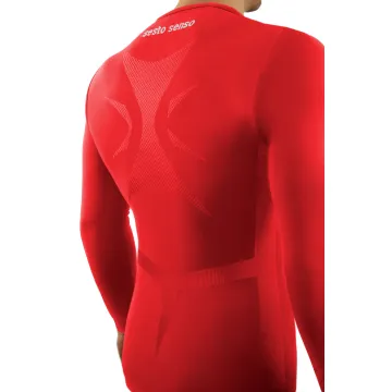 Koszulka męska Thermo Active CL40 długi rękaw czerwona