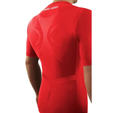 Koszulka męska Thermo Active CL39 krótki rękaw czerwona