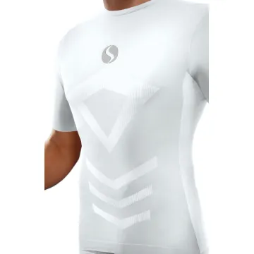 Koszulka męska Thermo Active CL39 krótki rękaw biała