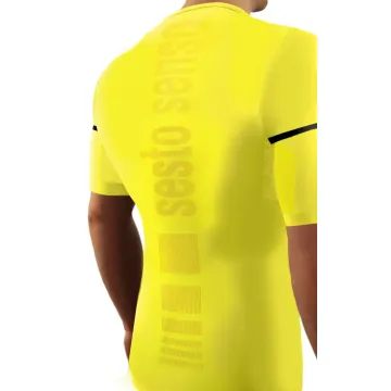 Koszulka męska Thermo Active Dryarn CL33 krótki rękaw żółta