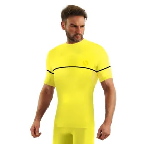 Koszulka męska Thermo Active Dryarn CL33 krótki rękaw żółta