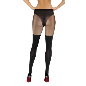 Rajstopy 20/40 DEN  Fashion F07 Czarny