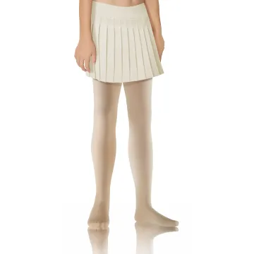 Rajstopy dziewczęce 40 DEN Claudia kolorowe kryjące microfibra  Beżowy