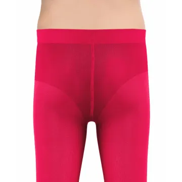 Rajstopy dziewczęce 40 DEN Claudia kolorowe kryjące microfibra Koral