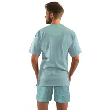 Piżama męska Krótka 2693/02 mięta