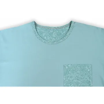 Piżama męska Krótka 2693/02 mięta