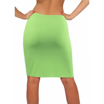 Spódnica damska wiskoza gładka pistacja