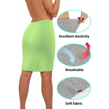 Spódnica damska wiskoza gładka pistacja