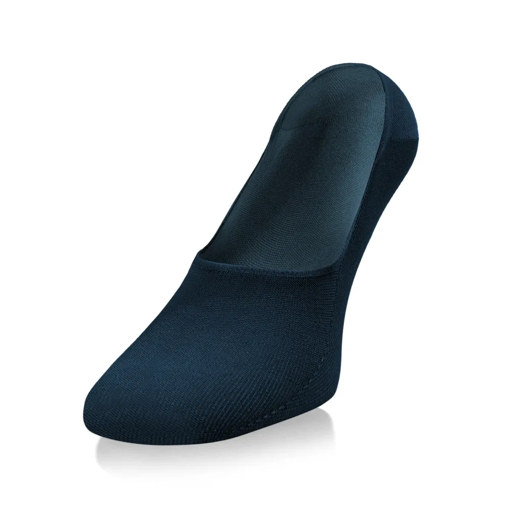 Stopki męskie mokasynki bawełniane anatomiczne Granat